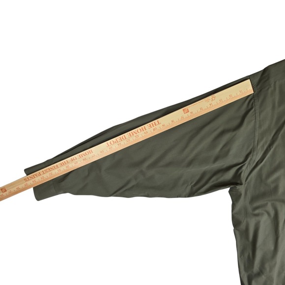 Taylor & Henry Dress Shirt‎ Men's Size 18 34/35 Green Long Sleeve Button F - Picture 5 of 6